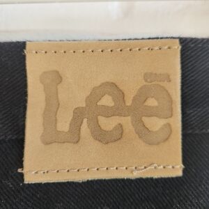 NOS NWT Vtg Lee Jeans Women's Easy Fit Black 90s Made In USA Cotton Size 14